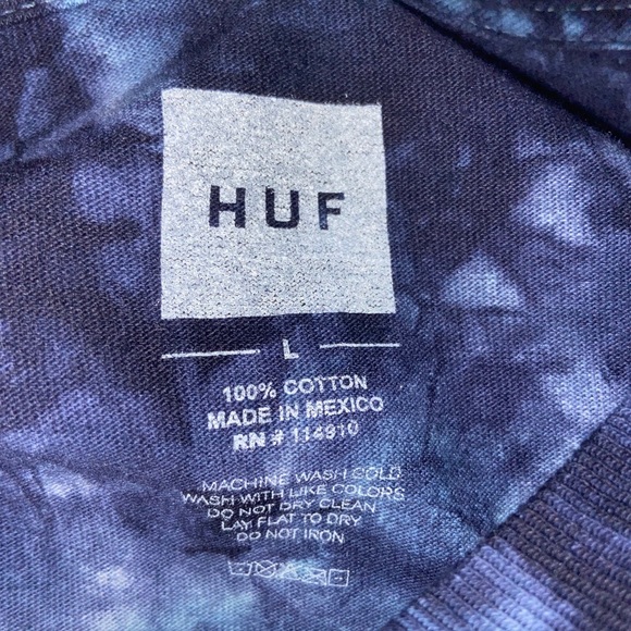 HUF tie dye long sleeve - Picture 3 of 3